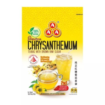 AAA 2in1 Chrysanthemum Tea With Brown Raw Sugar 10gX10s