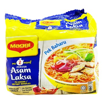 Maggi Asam Laksa Instant Noodles 78gx5