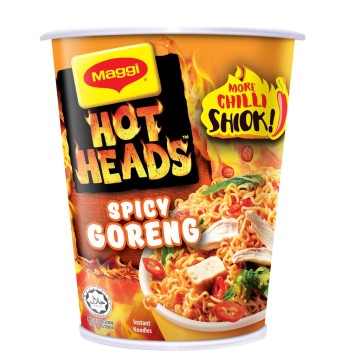 Maggi Hot Heads Spicy Goreng Cup Noodles 64g