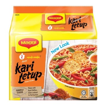 Maggi Kari Letup Instant Noodles 78gx5