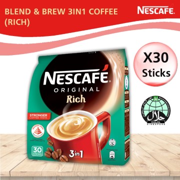 Nescafe 3in1 Original Coffee Rich 19gX30s