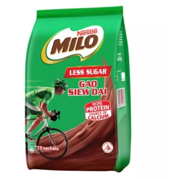 Nestle Milo Less Sugar Gao Siew Dai 33gX15s