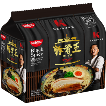 Nissin Keisuke Tonkotsu King Black Spicy 97gx5