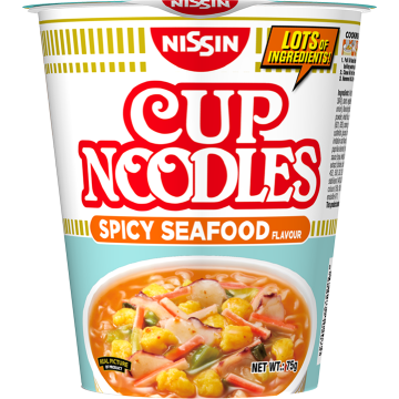 Nissin Spicy Seafood Cup Noodles 75g