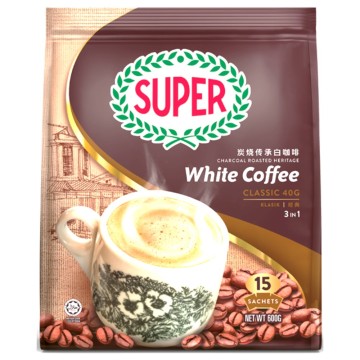 Super 3in1 White Coffee Classic 40gX15s