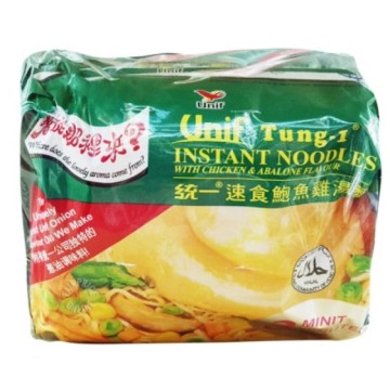 Unif Tung-1 Chicken & Abalone Flavour Instant Noodles 85gx5