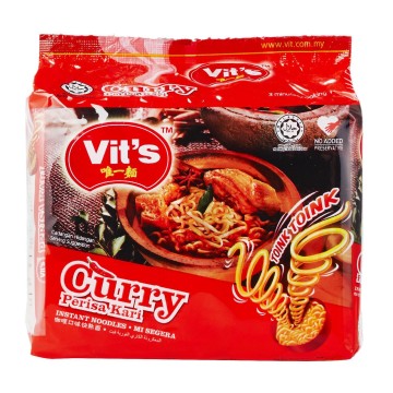 Vit's Curry Instant Noodles 78gx5