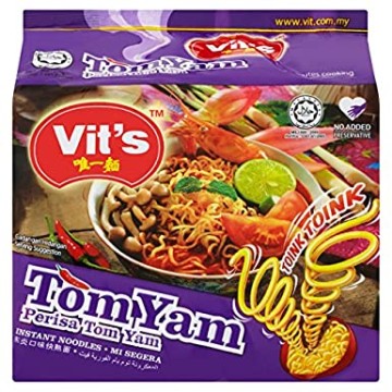 Vit's Tom Yam Instant Noodles 78gx5