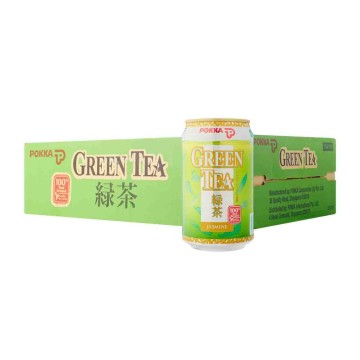 Pokka Green Tea Can 24 x 300ml