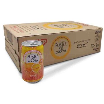 Pokka Lemon Tea Can 24 x 300ml