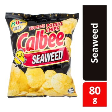 Calbee Potato Chips Seaweed 80g