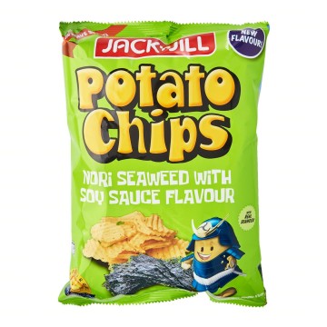 Jack n Jill Potato Chips Nori Seaweed with Soy Sauce 70g