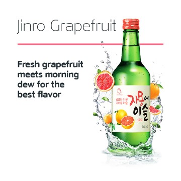 Jinro Grapefruit Soju 360ml