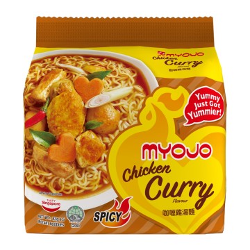 Myojo Instant Noodles Chicken Curry 83gx5