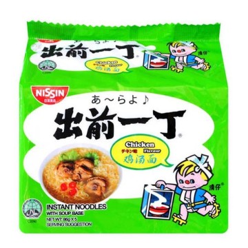 Nissin Instant Noodles Chicken Flavour 82gx5