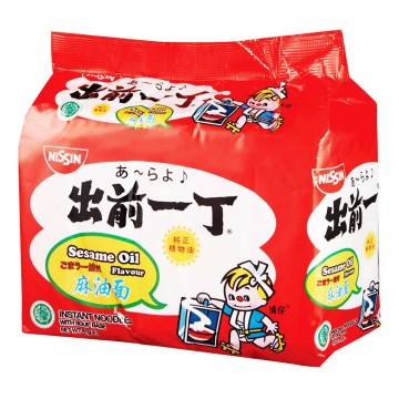 Nissin Instant Noodles Sesame Oil Flavour 81gx5