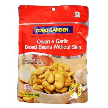 Tong Garden Onion & Garlic Broad Beans Without Skin 160g